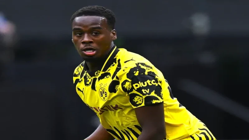 Jamie Gittens của Borussia Dortmund vào ngày 17 tháng 6 năm 2025