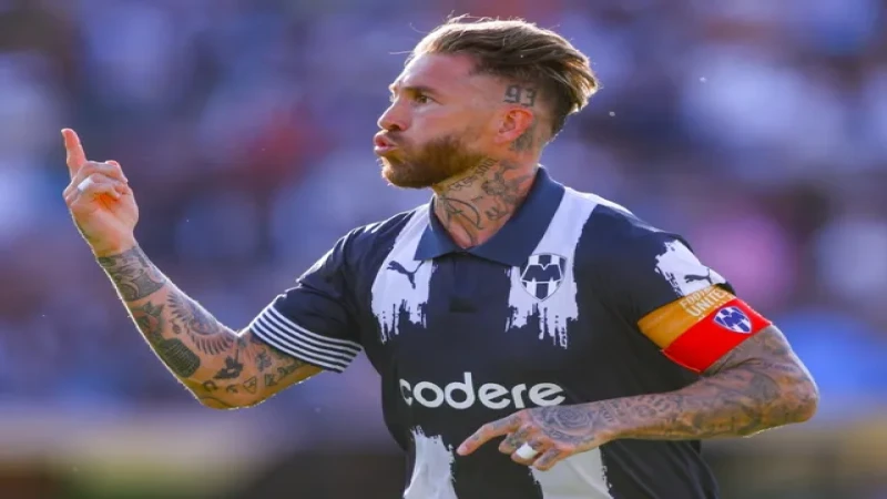 Sergio Ramos của Monterrey ăn mừng vào ngày 17 tháng 6 năm 2025