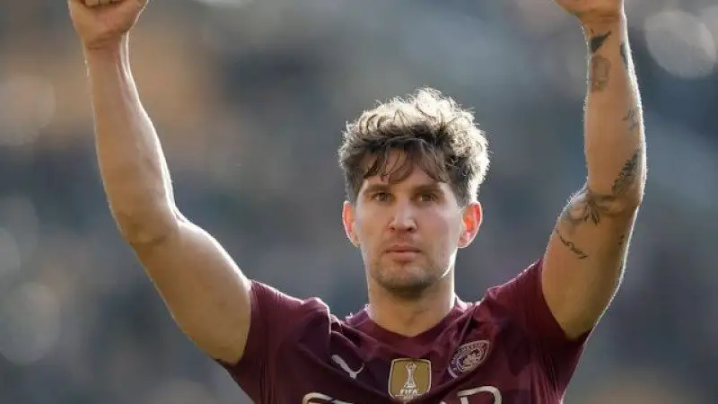John Stones của Manchester City ăn mừng vào ngày 20 tháng 10 năm 2024 John Stones ăn mừng trong trận đấu của Manchester City ngày 20/10/2024