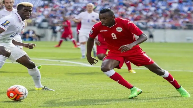 Maikel Reyes của Cuba trong một trận đấu ngày 18/07/2015