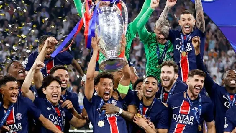 PSG chính thức lên ngôi cúp C1