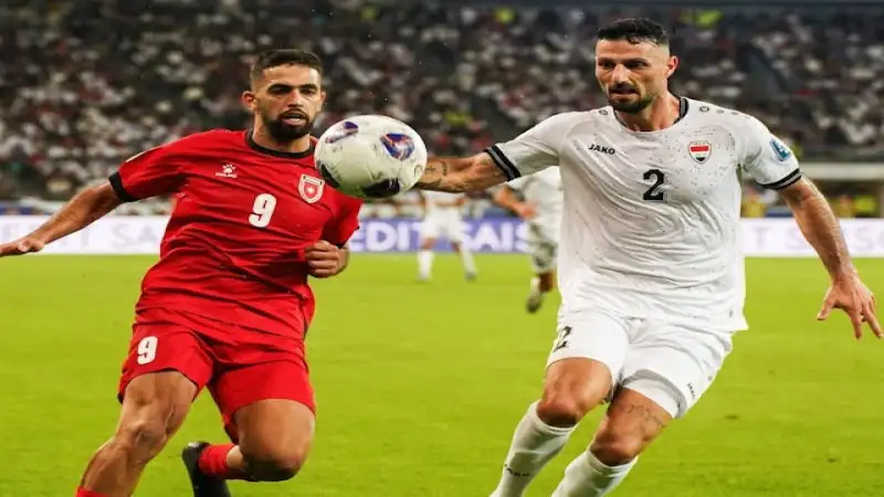 Rebin Sulaka của Iraq trong trận đấu ngày 13 tháng 11 năm 2024