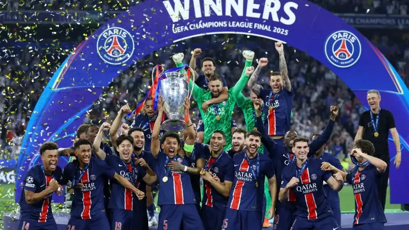 Paris Saint-Germain ăn mừng chức vô địch Champions League ngày 31/05/2025 Paris Saint-Germain ăn mừng chức vô địch Champions League ngày 31/05/2025