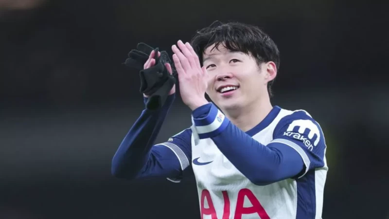 Son Heung-min có thể rời Tottenham Son Heung-min trong màu áo Tottenham năm 2025
