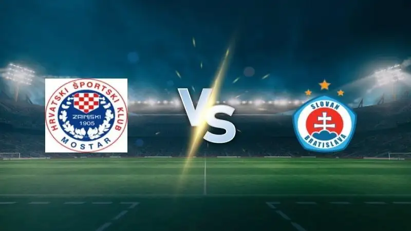 Nhận định soi kèo Zrinjski Mostar vs Slovan Bratislava 30/07 lúc 02h00 - C1