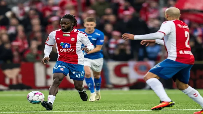David Hickson Gyedu của KFUM Oslo ngày 28 tháng 4 năm 2024