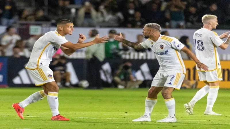 Dejan Joveljic, Diego Fagundez và Marco Reus của Los Angeles Galaxy ngày 14/09/2024