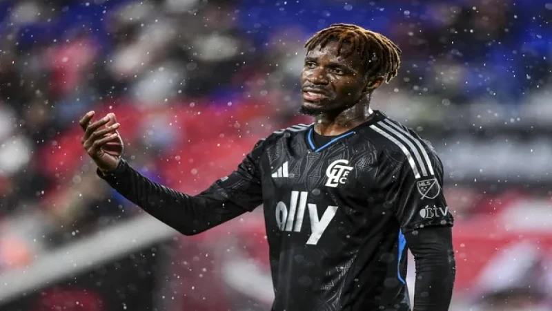 Wilfried Zaha của Charlotte FC được chụp ảnh vào ngày 28 tháng 5 năm 2025