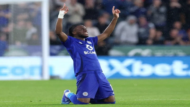 Hình ảnh Stephy Mavididi của Leicester City trong một trận đấu