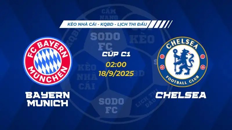 Soi kèo Bayern Munich vs Chelsea FC 18/09 lúc 02h00